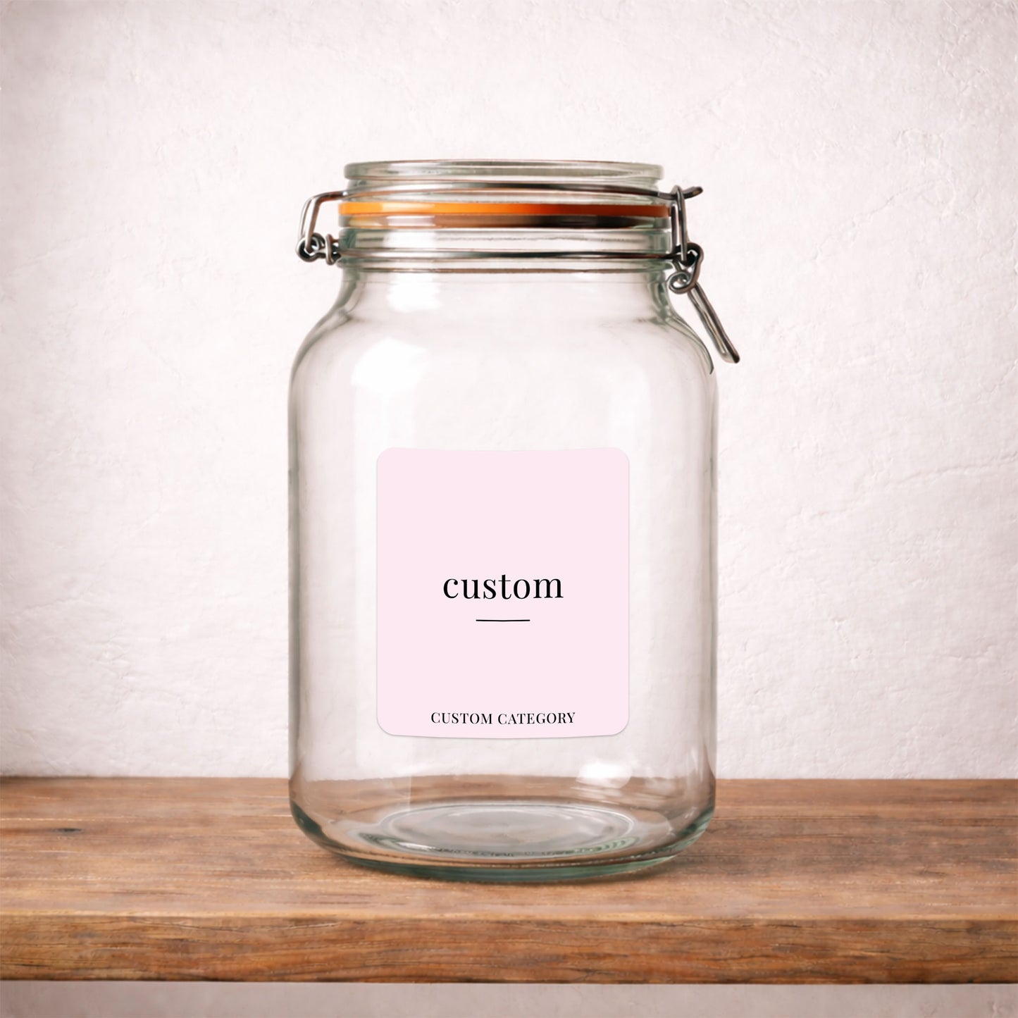 Custom – Medium – Minimalist Label