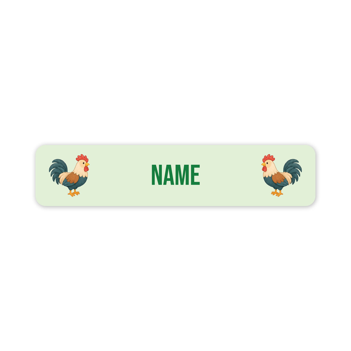 Chickens – Small Name Label