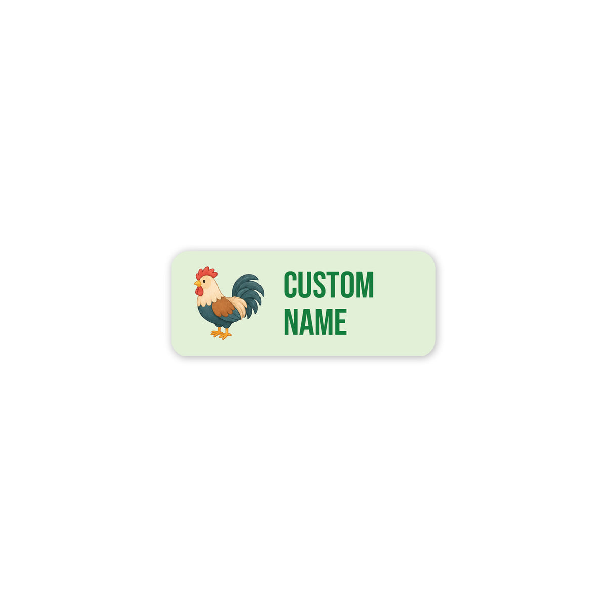 Chickens – Clothes Name Label