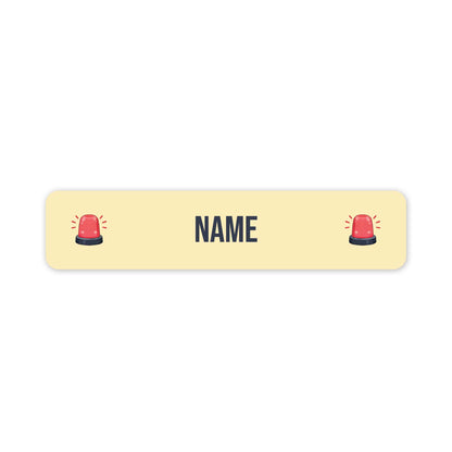 Emergency Services – Small Name Label