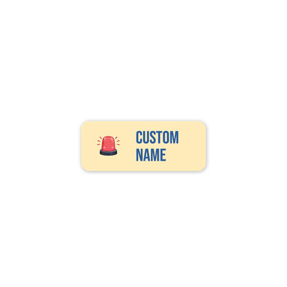 Emergency Services – Clothes Name Label