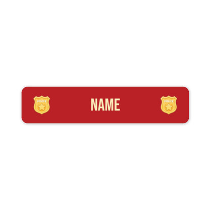 Emergency Services – Small Name Label