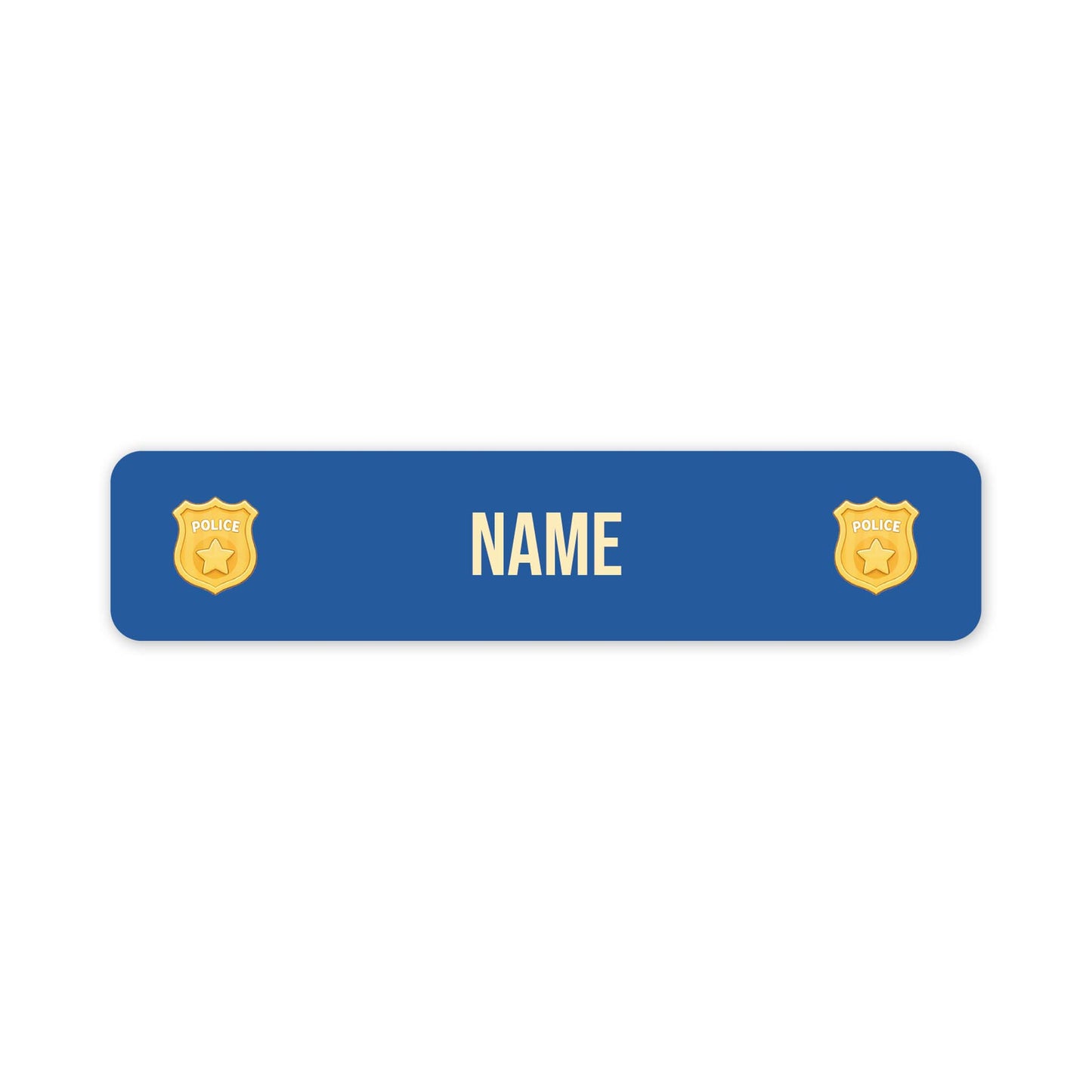 Emergency Services – Small Name Label