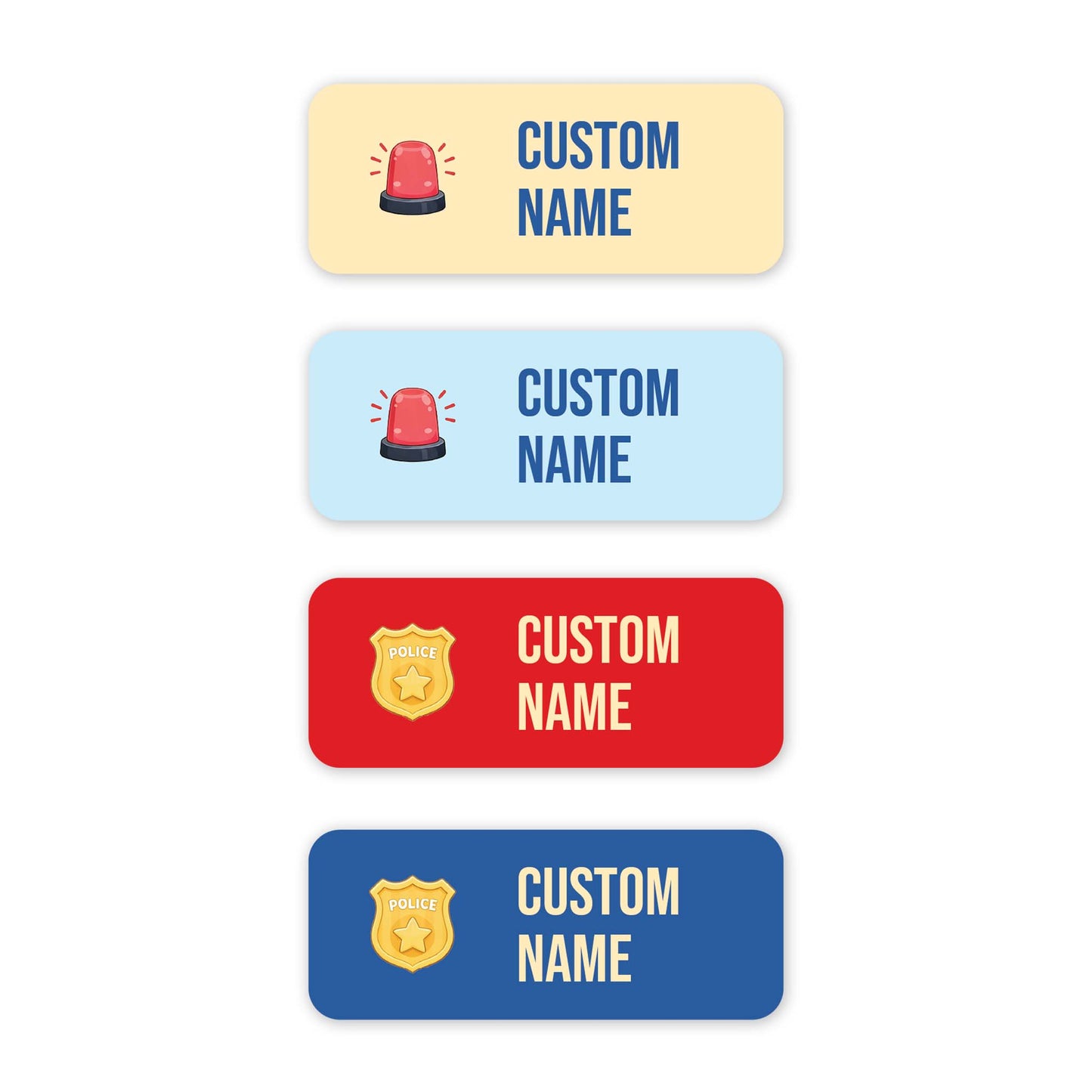 Emergency Services – Clothes Name Label