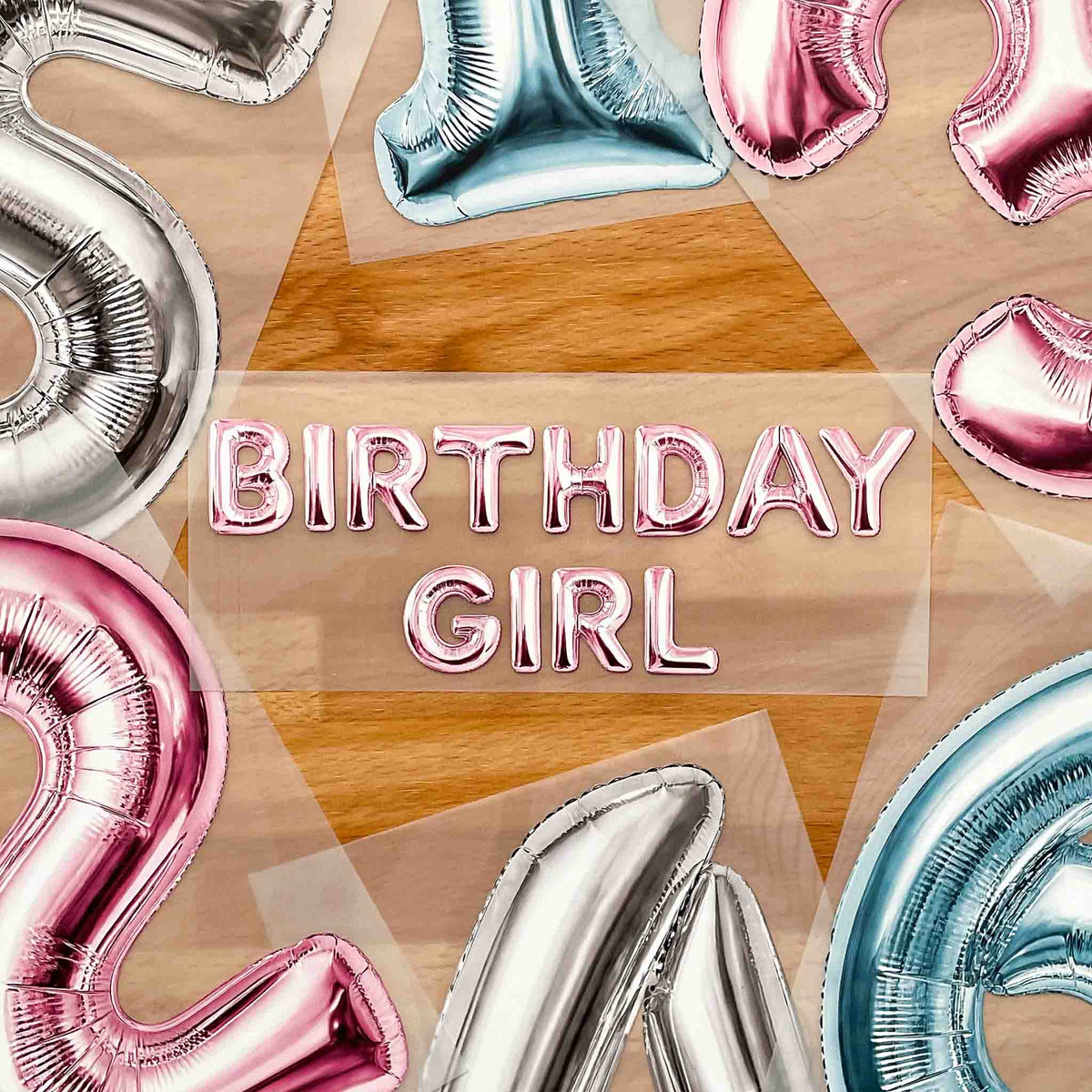 Birthday Balloons - Iron on