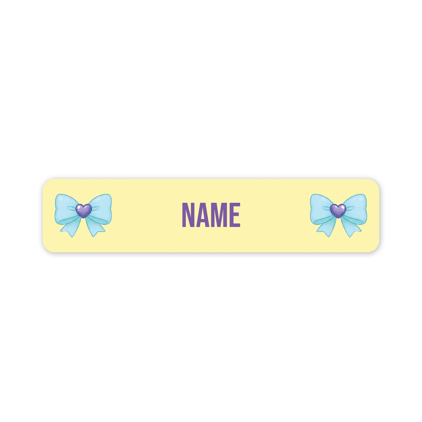 Bows – Small Name Label