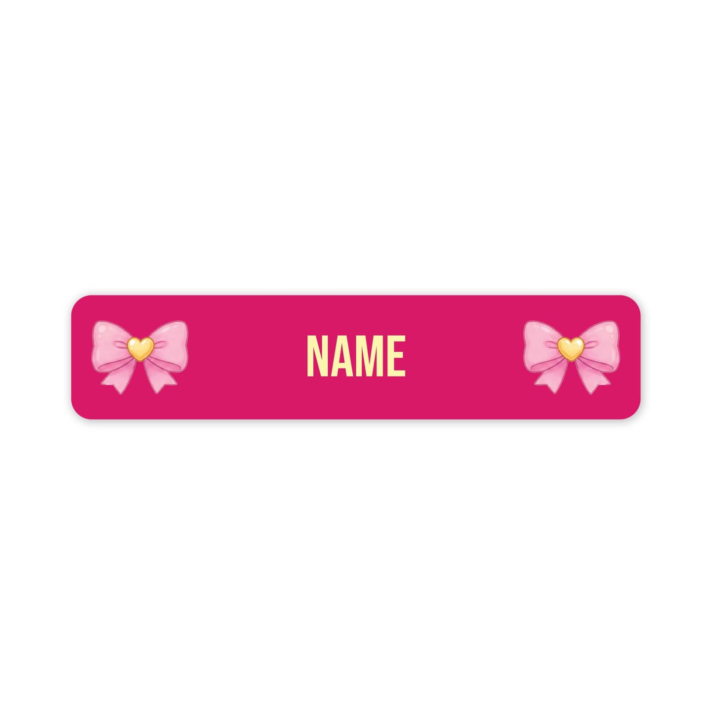 Bows – Small Name Label