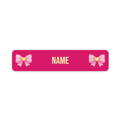 Bows – Small Name Label