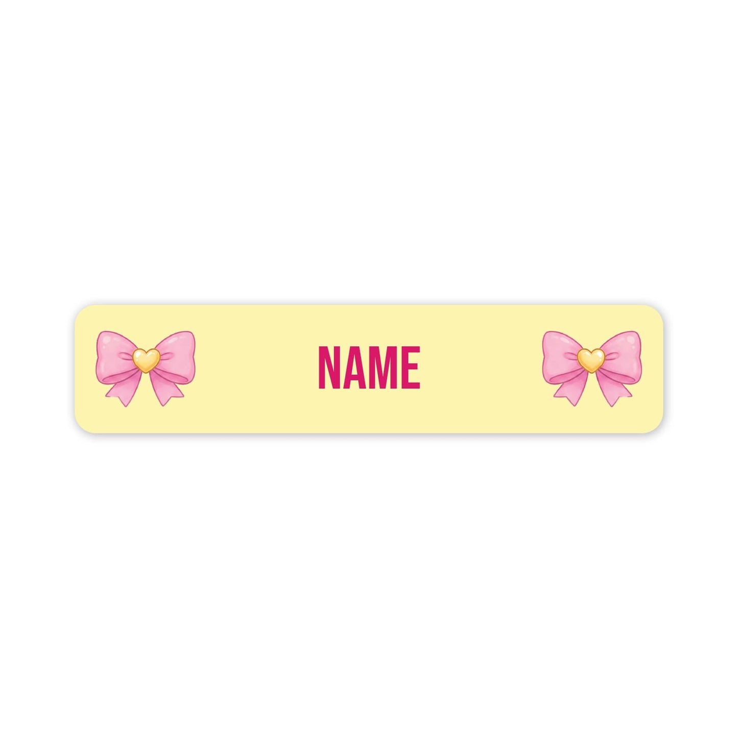 Bows – Small Name Label
