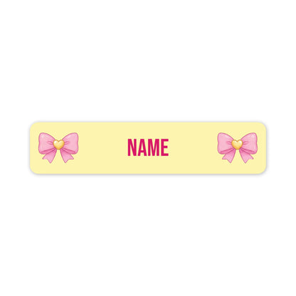 Bows – Small Name Label