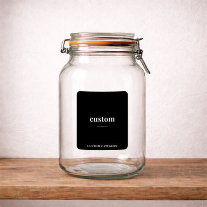 Custom – Medium – Minimalist Label