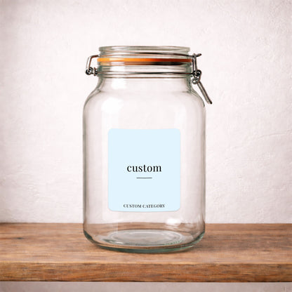 Custom – Medium – Minimalist Label