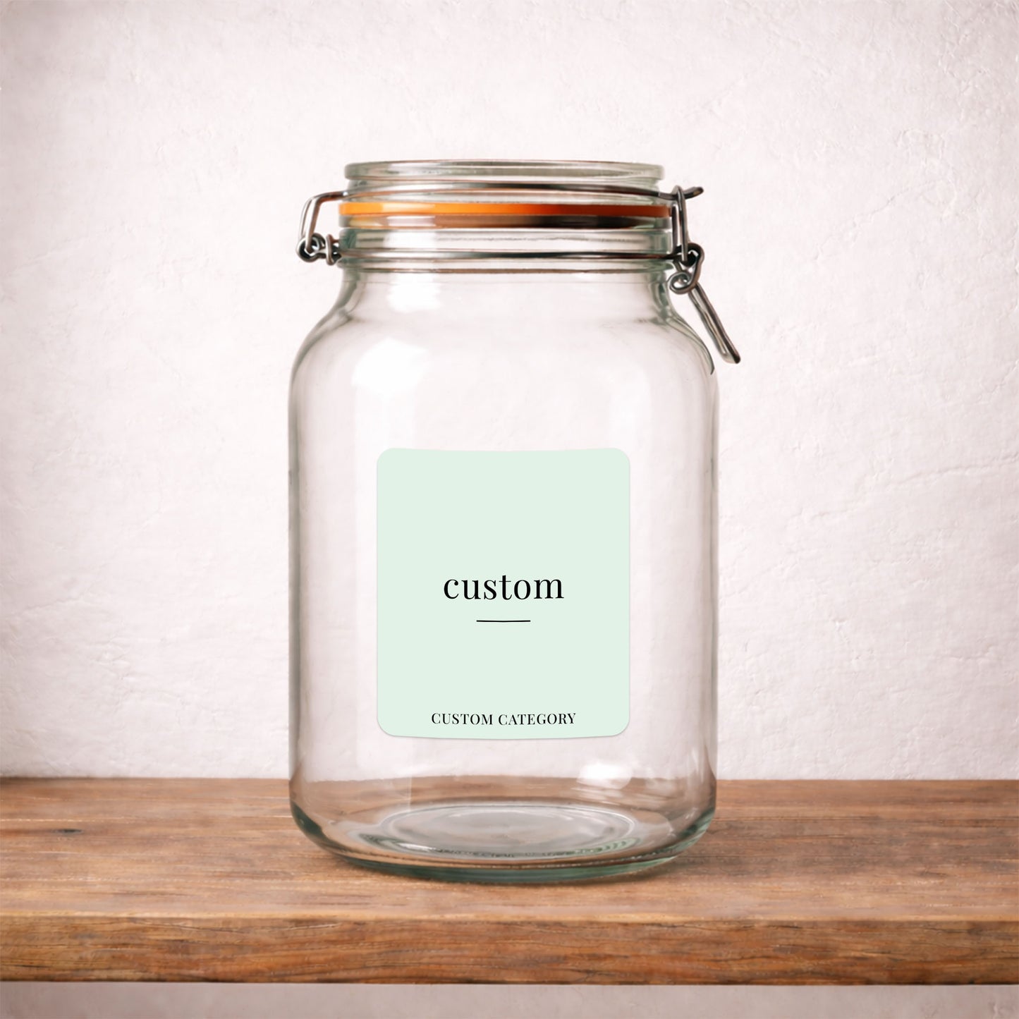 Custom – Medium – Minimalist Label