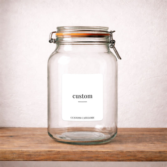 Custom – Medium – Minimalist Label