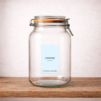 Custom – Small – Minimalist Label