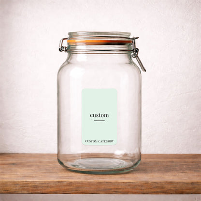 Custom – Small – Minimalist Label