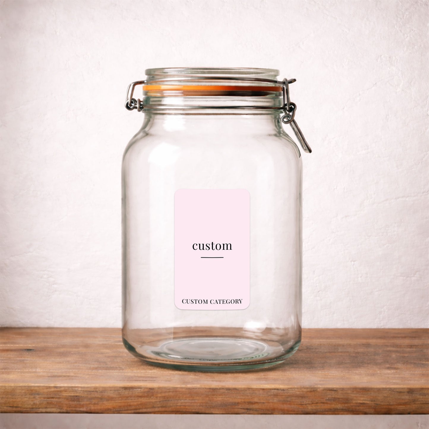 Custom – Small – Minimalist Label