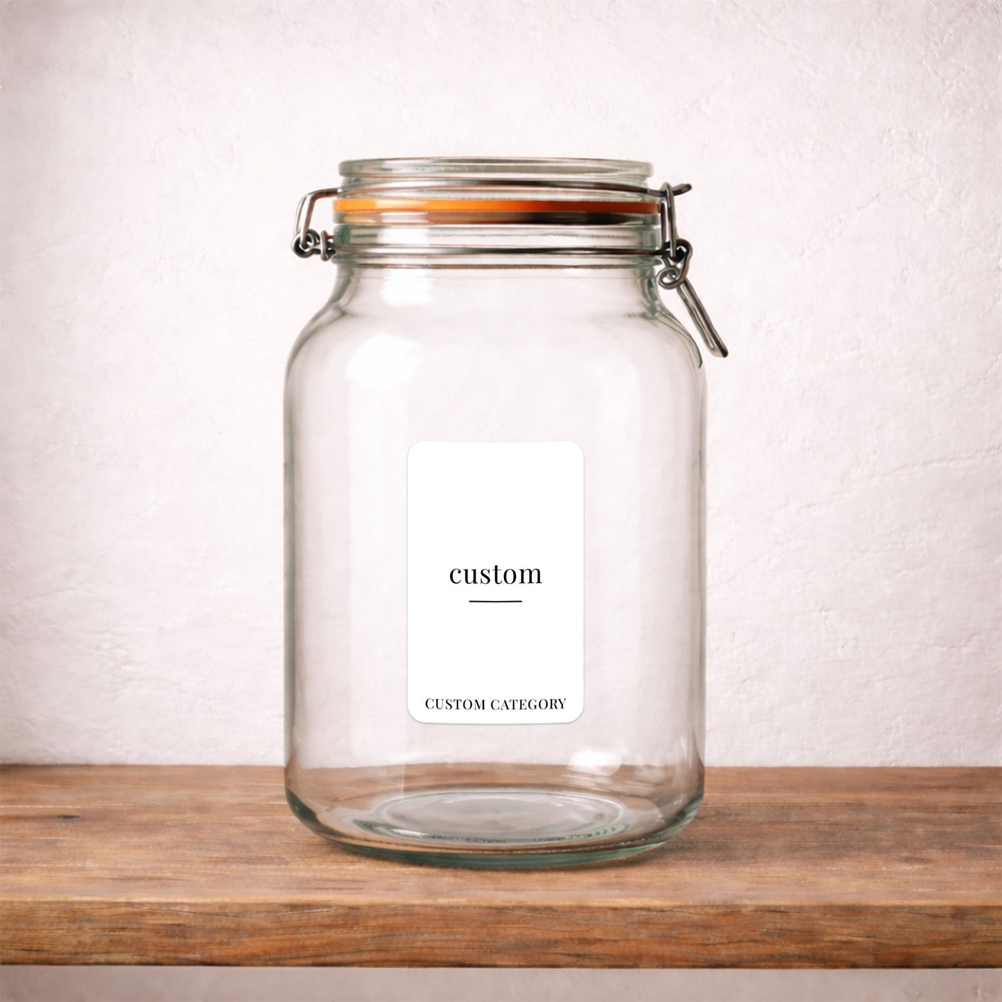 Custom – Small – Minimalist Label