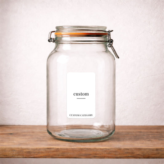 Custom – Small – Minimalist Label