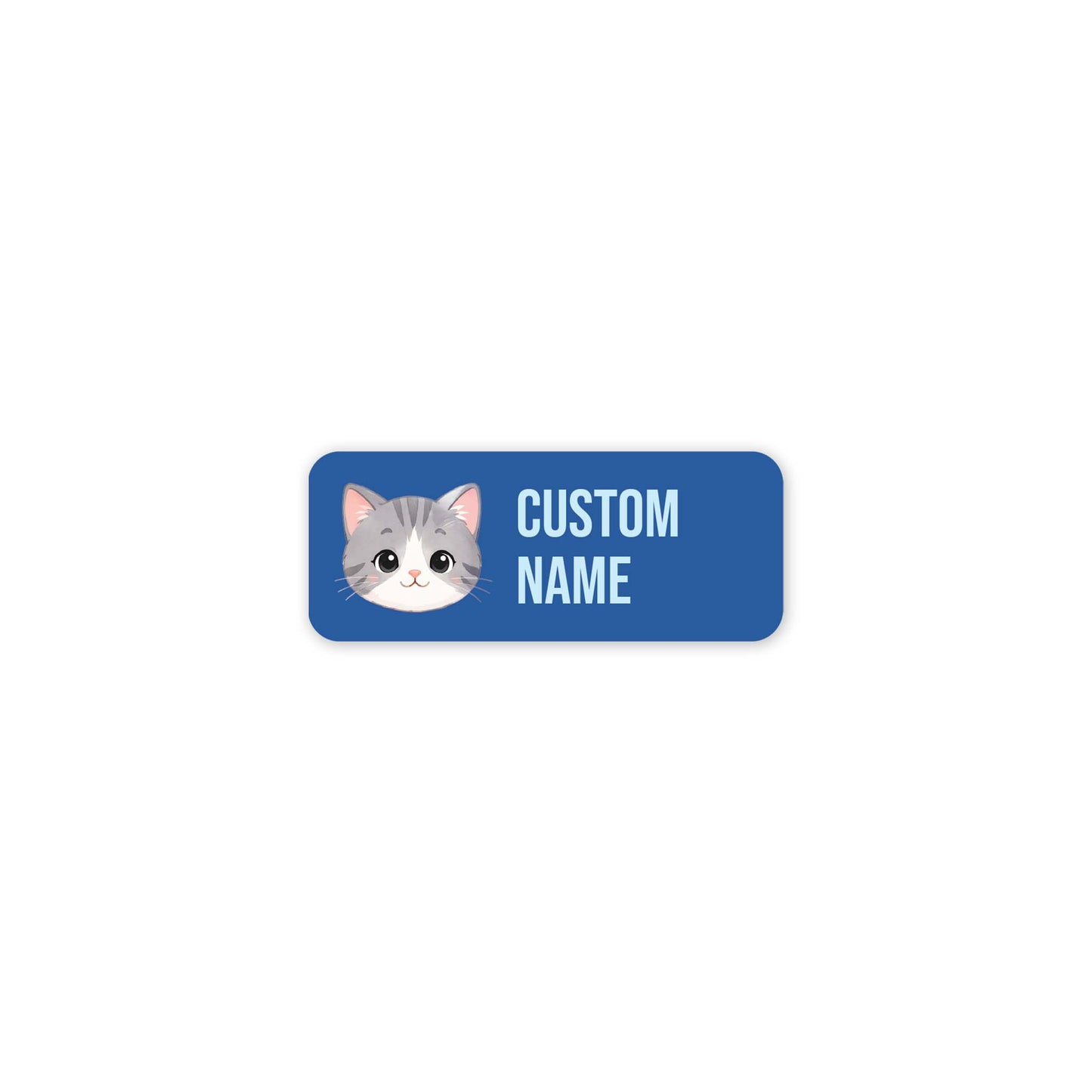 Grey Cat – Clothes Name Label