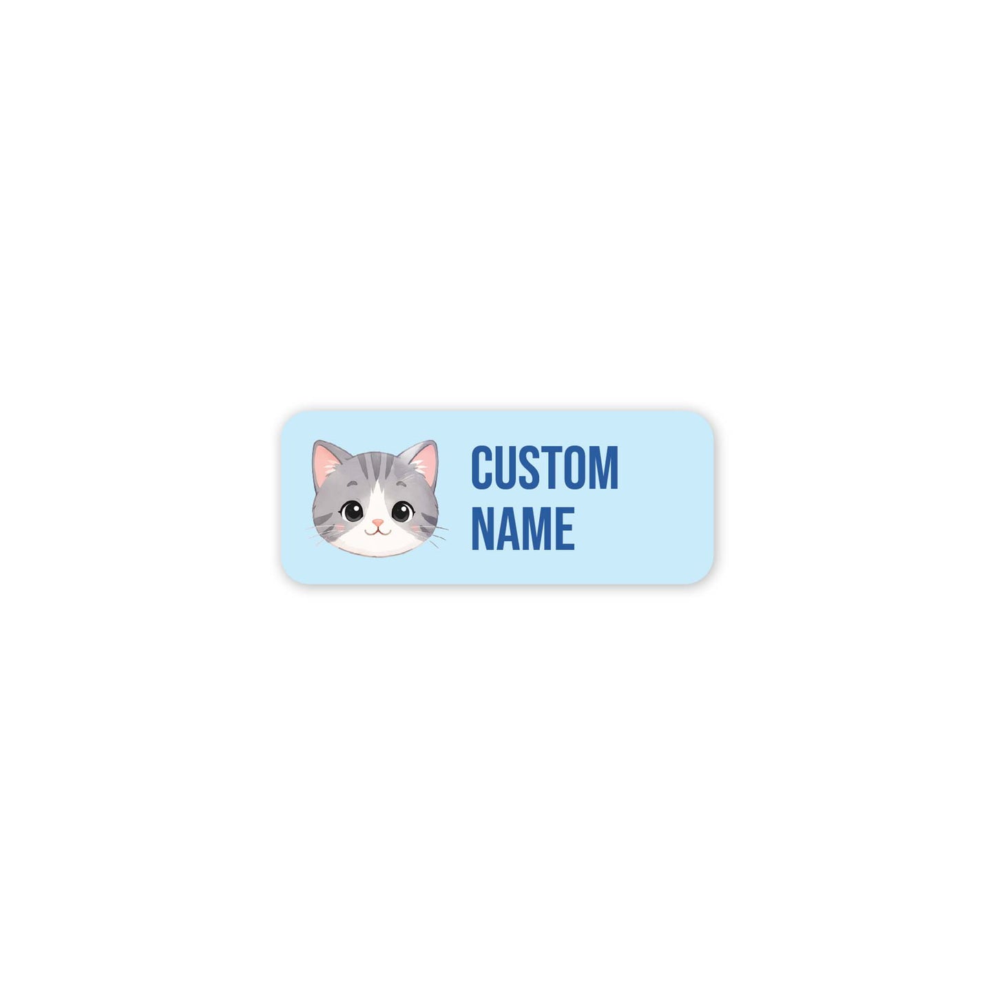 Grey Cat – Clothes Name Label