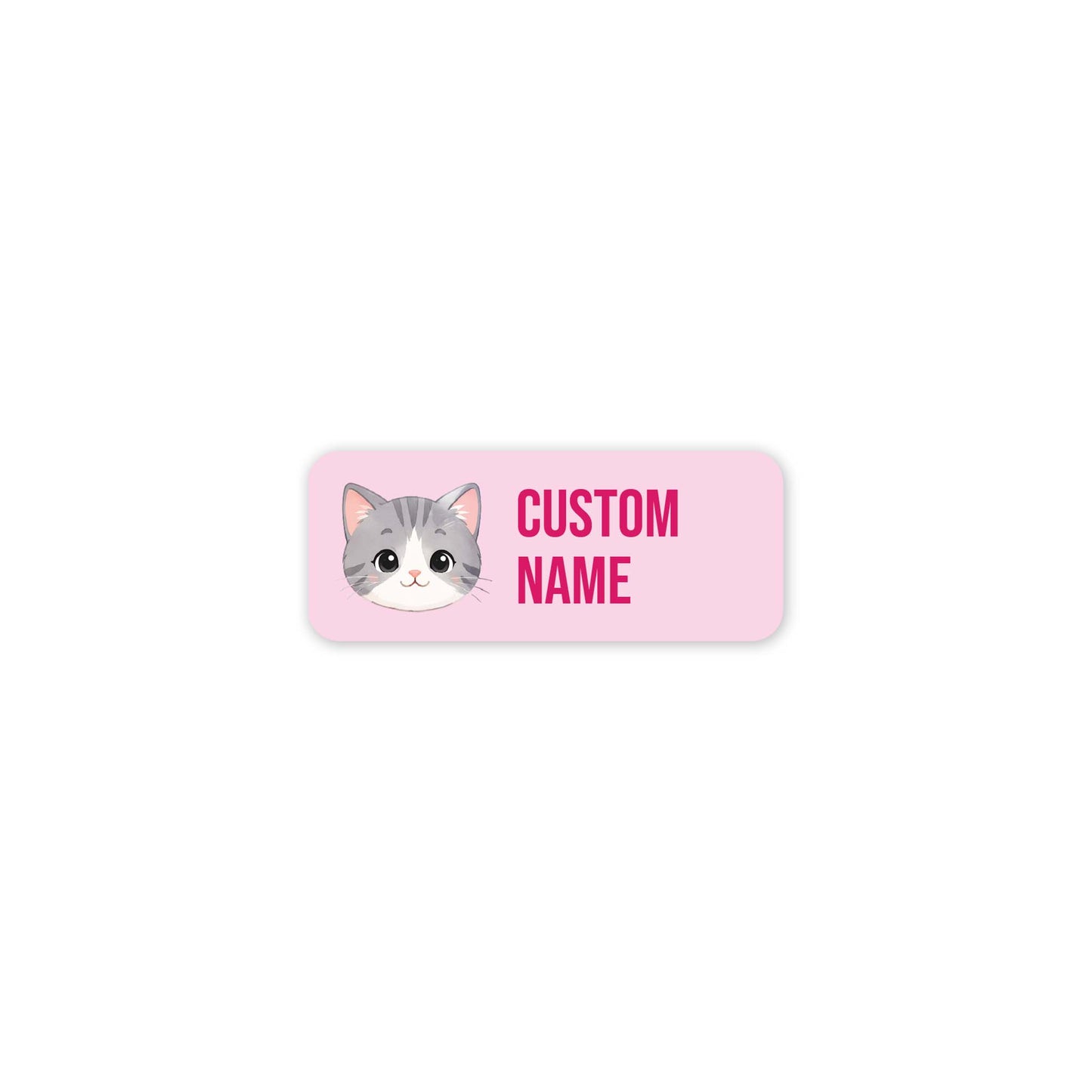 Grey Cat – Clothes Name Label