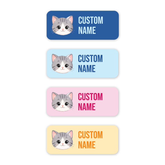 Grey Cat – Clothes Name Label