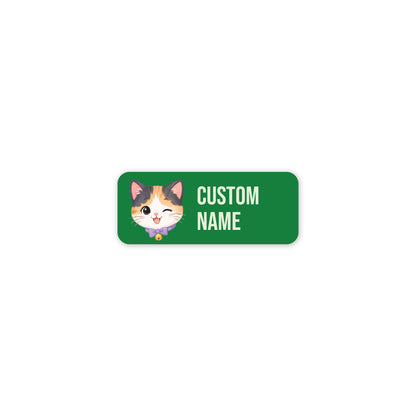 Calico Cat – Clothes Name Label