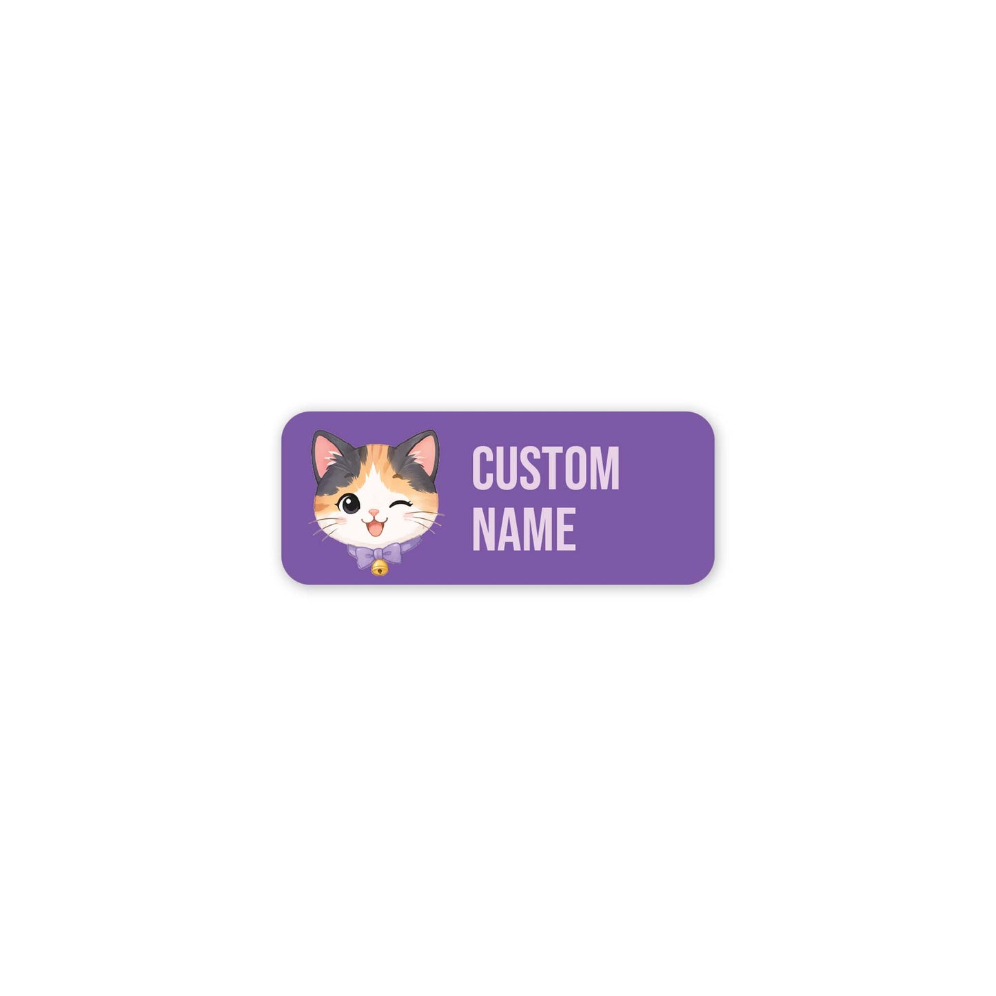 Calico Cat – Clothes Name Label