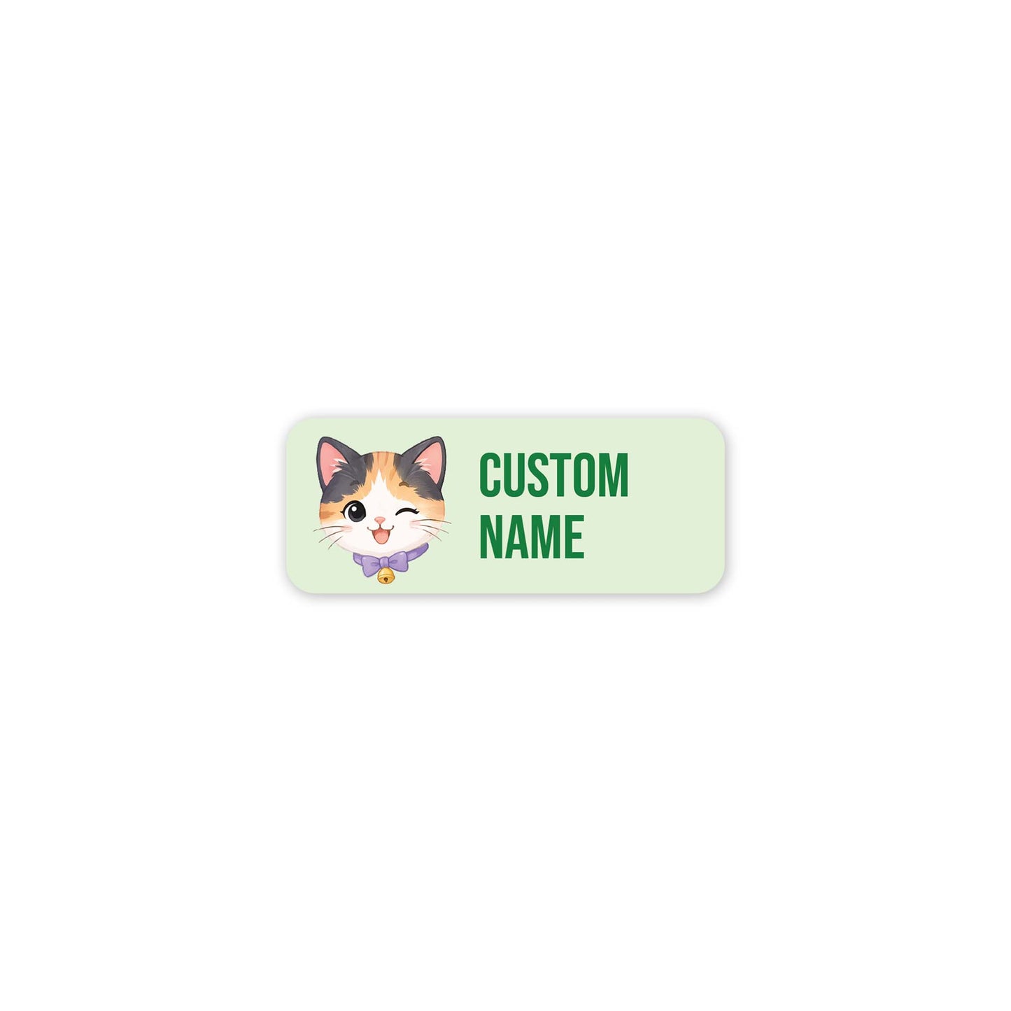 Calico Cat – Clothes Name Label