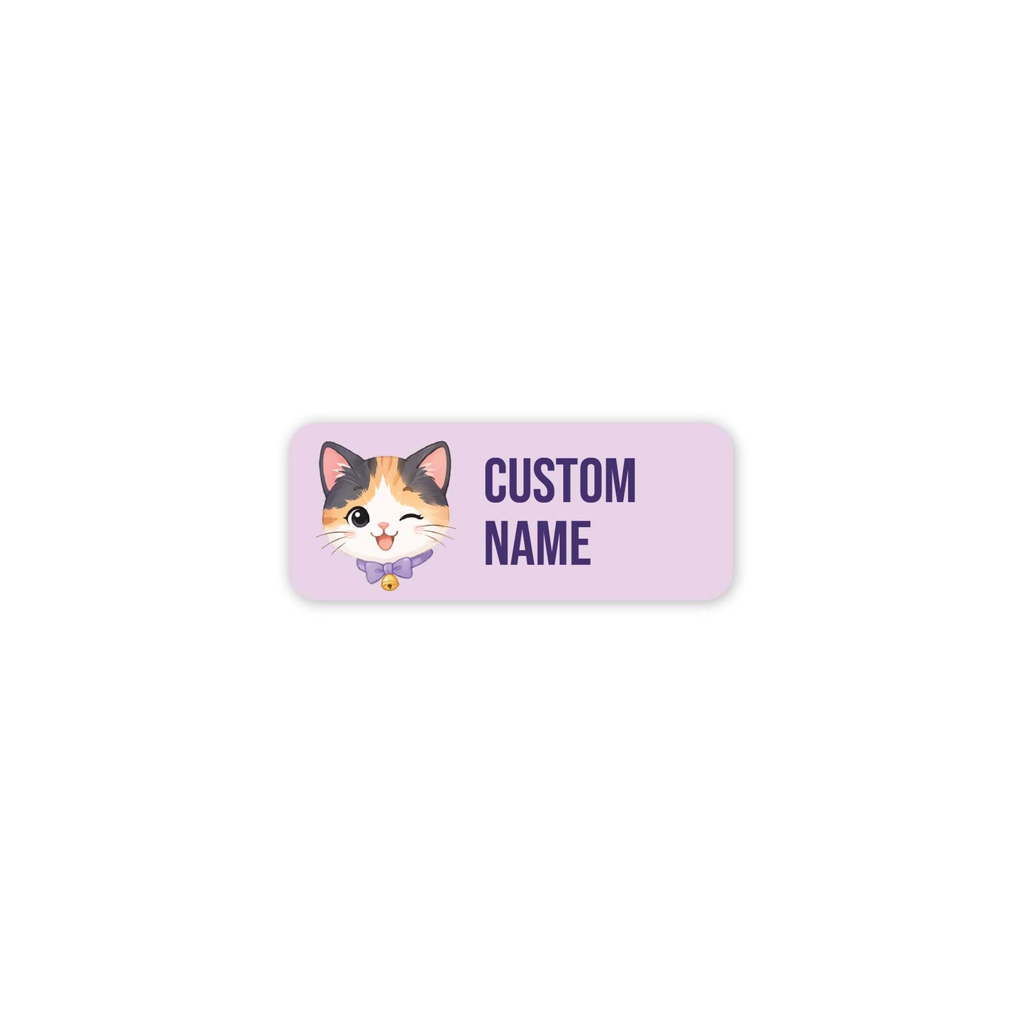 Calico Cat – Clothes Name Label