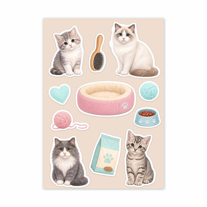 Kitty Cats – Vinyl Sticker Pack