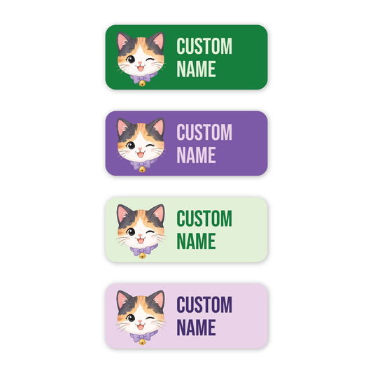 Calico Cat – Clothes Name Label