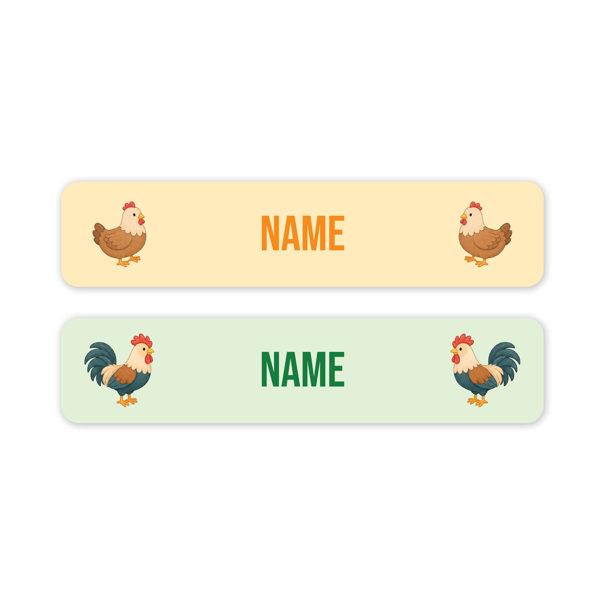 Chickens – Small Name Label