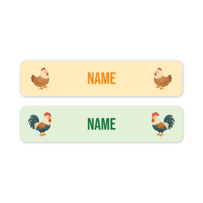Chickens – Small Name Label