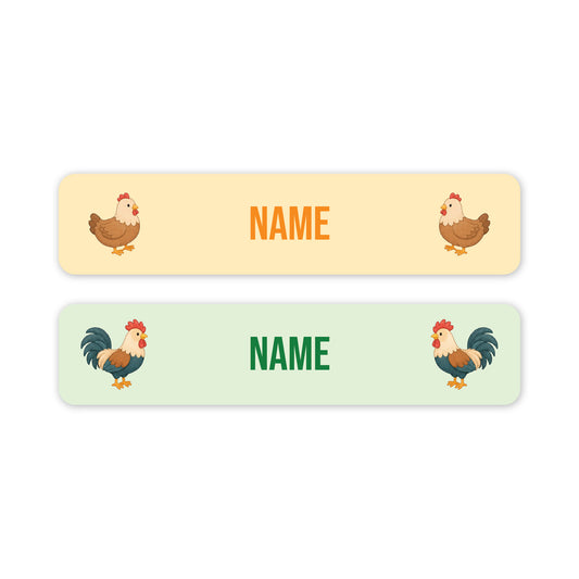 Chickens – Small Name Label