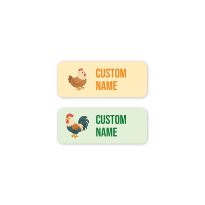 Chickens – Clothes Name Label