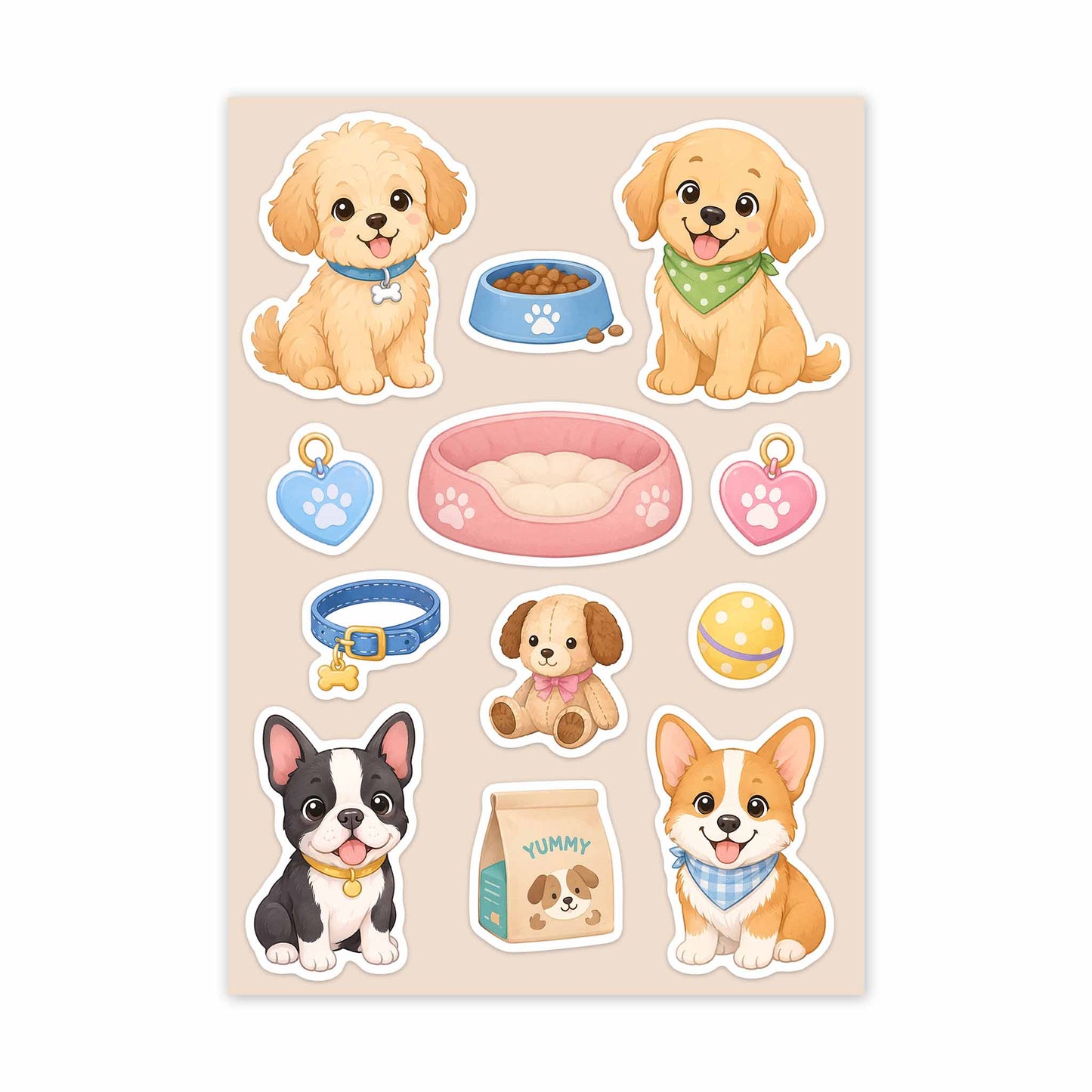 Puppy Dogs – Vinyl Sticker Pack