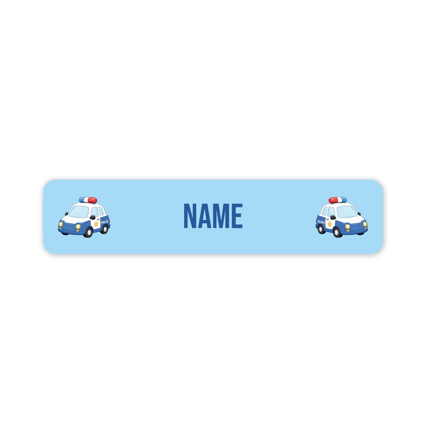 Emergency Vehicles – Small Name Label