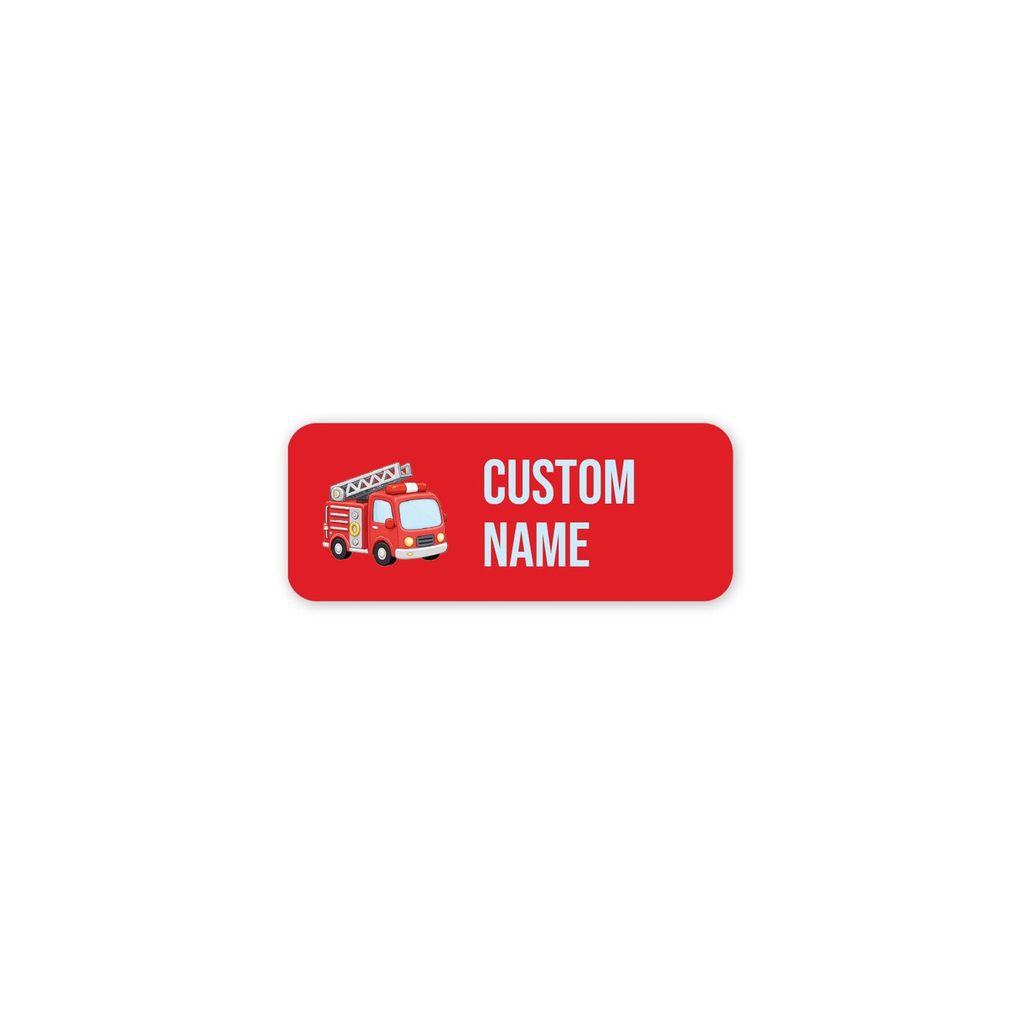Emergency Vehicles – Clothes Name Label