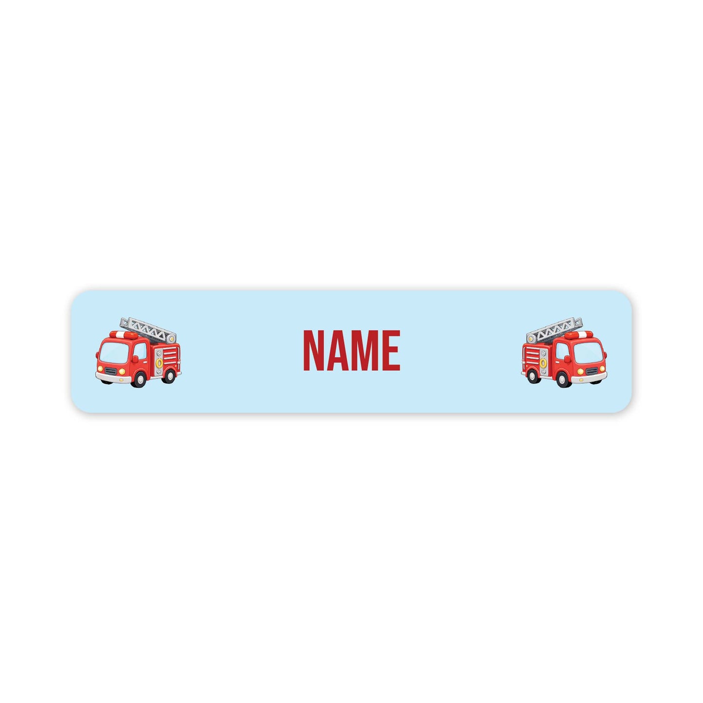 Emergency Vehicles – Small Name Label