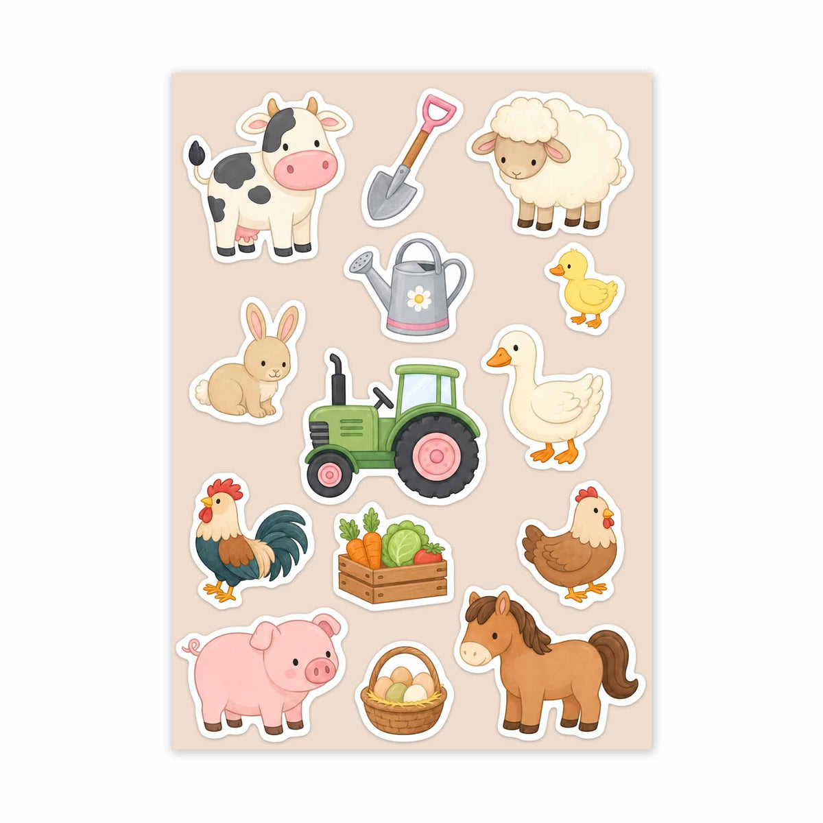 Farmyard – Vinyl Sticker Pack