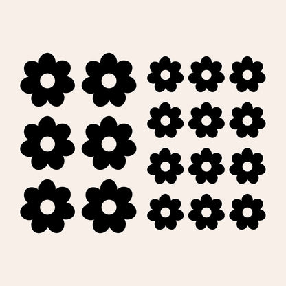 Simple Icon Iron-on Sticker Pack