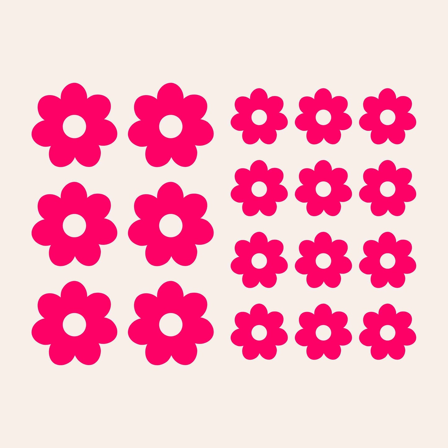 Simple Icon Iron-on Sticker Pack