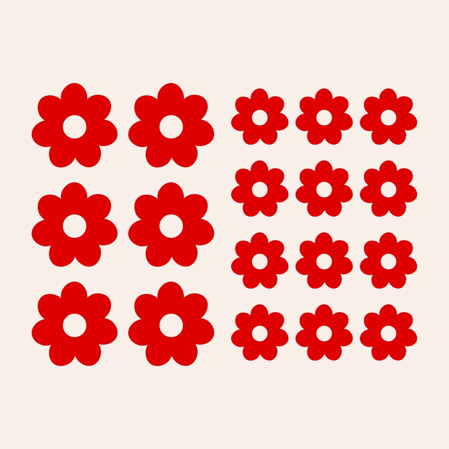 Simple Icon Iron-on Sticker Pack
