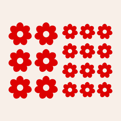 Simple Icon Iron-on Sticker Pack