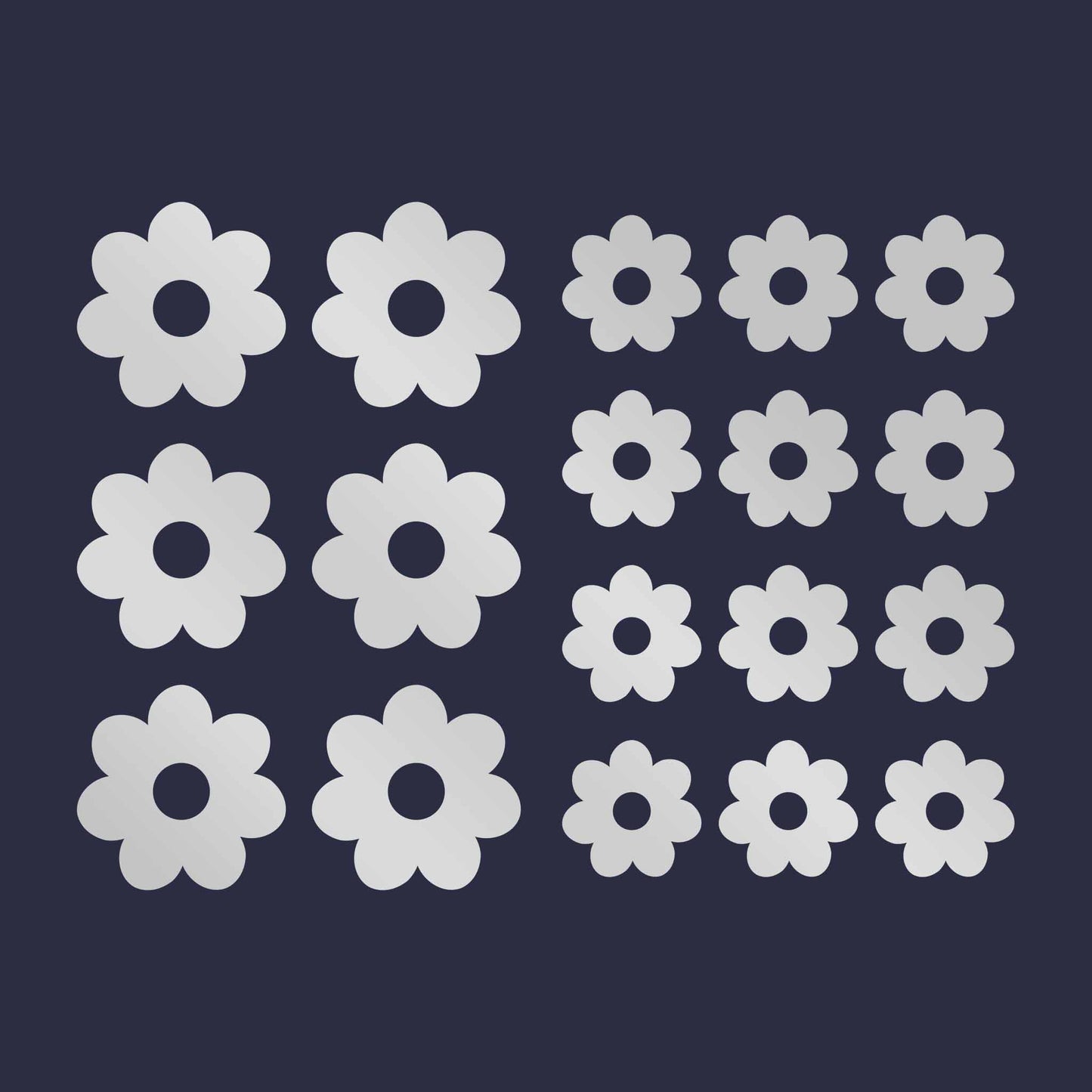 Simple Icon Iron-on Sticker Pack