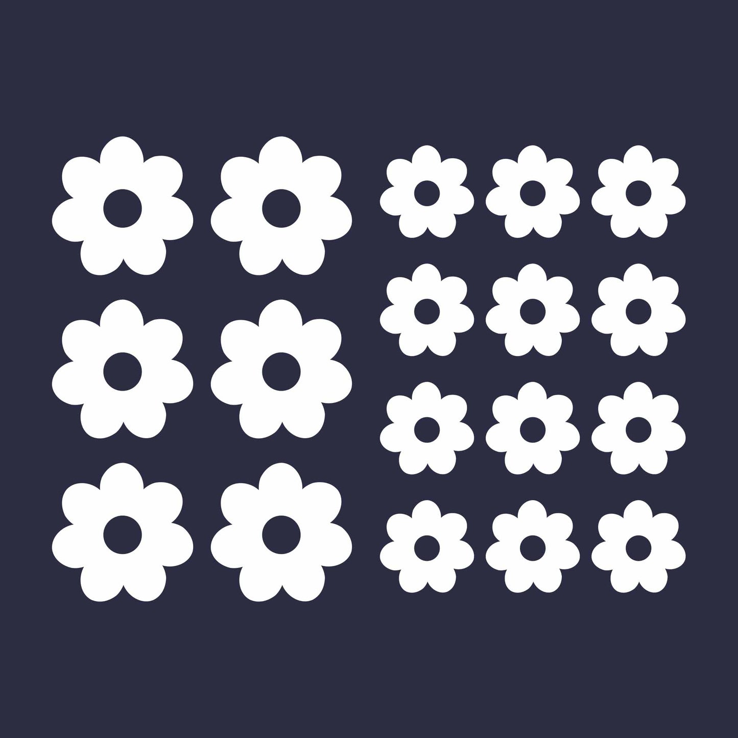 Simple Icon Iron-on Sticker Pack