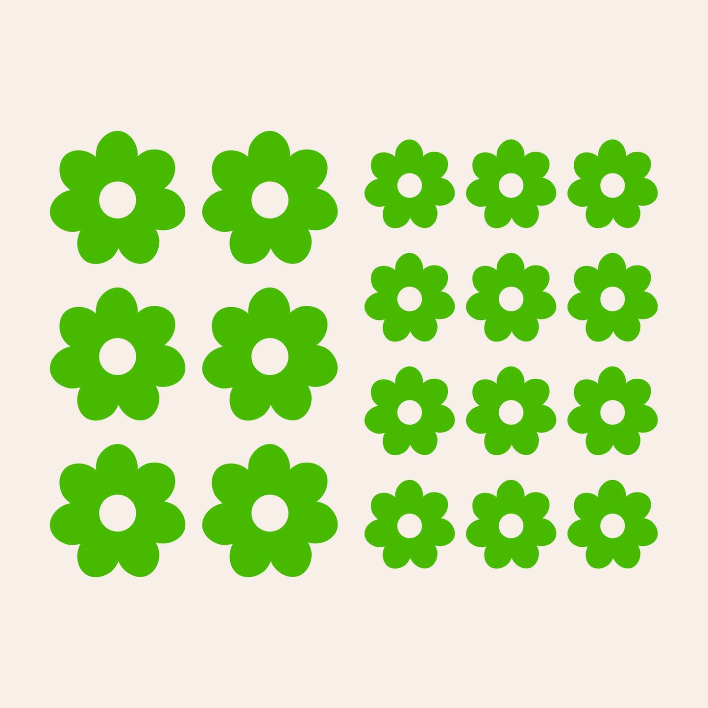 Simple Icon Iron-on Sticker Pack