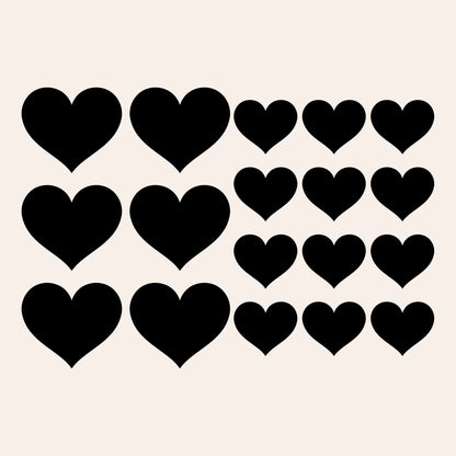 Simple Icon Iron-on Sticker Pack
